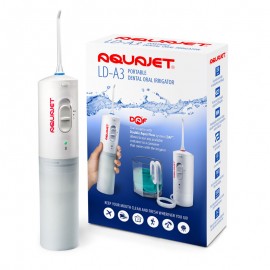 Irigator bucal Little Doctor Aquajet LD A3 pentru adulti, profesional, 1500 impulsuri/min, 2 duze, alb